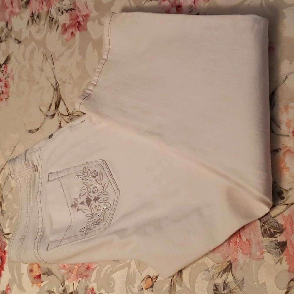 White Stretch Jeans